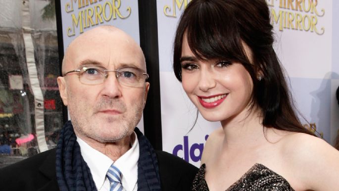 Lily Collins enternece las redes al celebrar el cumpleaños de su padre con esta FOTO de su infancia