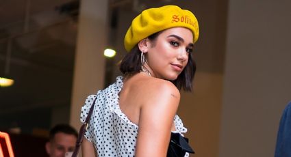 Dua Lipa roba suspiros con mini vestido de cuero y botas altas