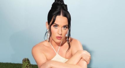 Katy Perry roba suspiros en este mini vestido negro de Bottega Veneta