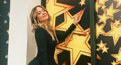 Andrea Legarreta regresa a Televisa y posa con elegante vestido negro desde 'Hoy'