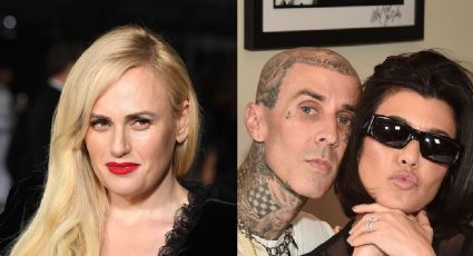 Rebel Wilson captura a Kourtney Kardashian y Travis Barker en un momento romántico