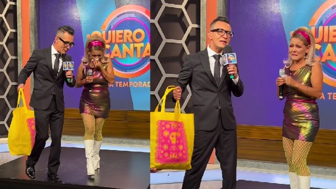 Conductor de TV Azteca hace llorar a Lupita de 'Survivor' en vivo de 'VLA' por esto