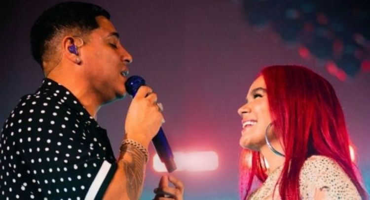 Video: Eduin Caz y Karol G sorprenden a sus fanáticos al unir su talento