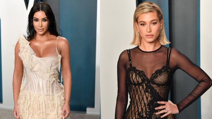 Después de fuertes criticas de Kanye West, Kim Kardashian es vista con Hailey Bieber