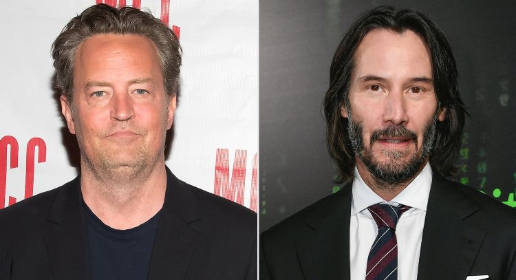 Keanu Reeves reacciona a los insultos de Matthew Perry en sus memorias