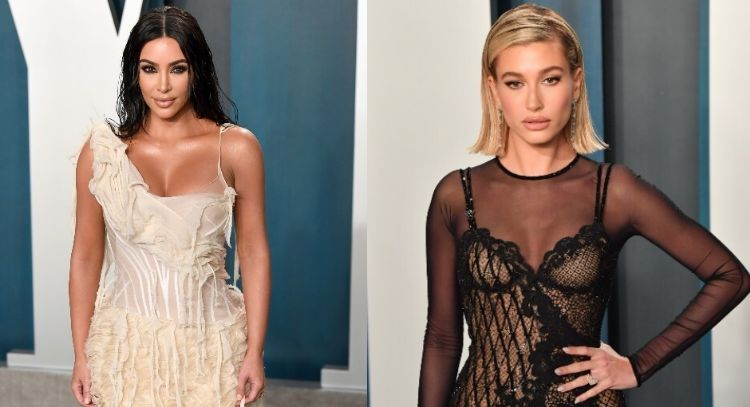 Después de fuertes criticas de Kanye West, Kim Kardashian es vista con Hailey Bieber