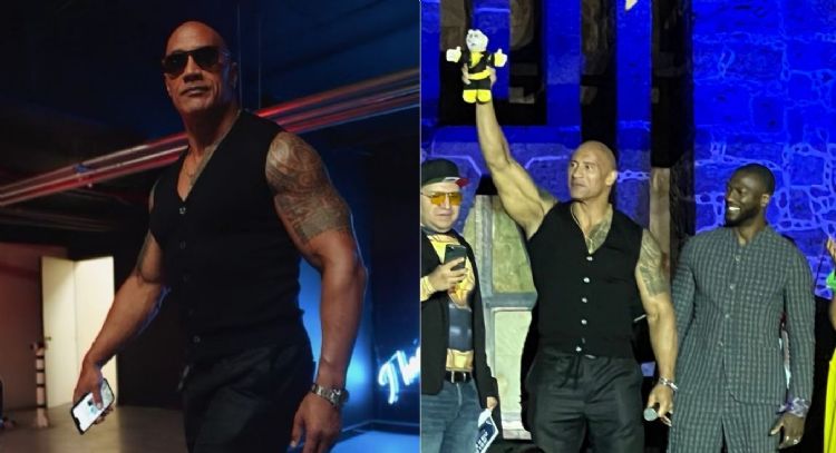 Dwayne 'La Roca' Johnson recibe un Dr. Simi de sus fans mexicanos; celebra 20 años en Hollywood