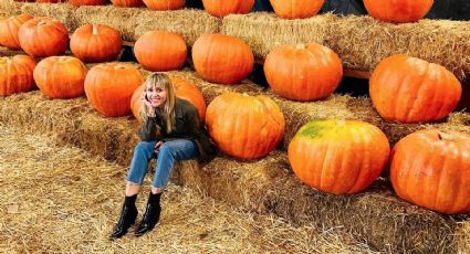 Ya huele a Halloween y las celebridades ya se acercan a los huertos de calabazas