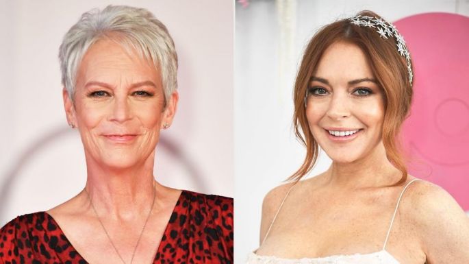 Jamie Lee Curtis demuestra su apoyo a Lindsay Lohan por su nueva película navideña