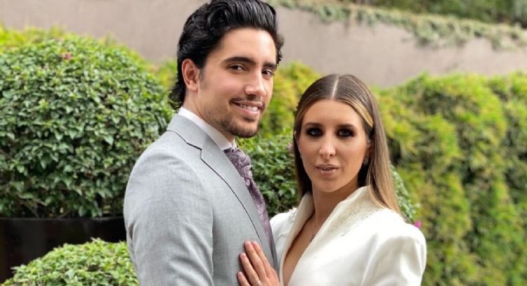 Alex Fernández y Alexia Hernandez se casan por lo religioso y así fue su vestido de novia