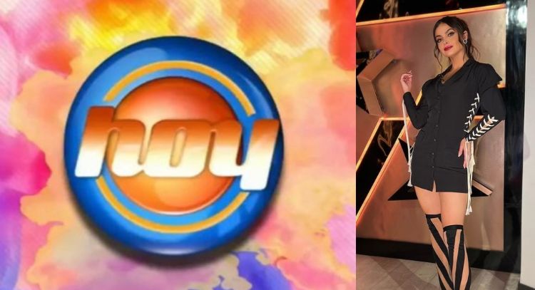 Galilea Montijo no se limita y posa con encantador 'look' claro desde los foros del programa 'Hoy'
