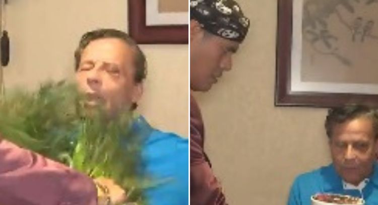 Alfredo Adame se somete a una limpia para acabar con envidias y malas compañías