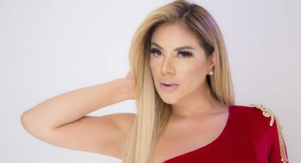 (Fotos) Magaly Chávez eleva la temperatura al posar en mini vestido rojo