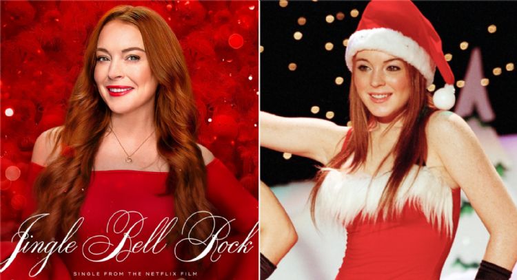 Lindsay Lohan canta 'Jingle Bell Rock' 18 años después del éxito de la cinta 'Chicas Pesadas'