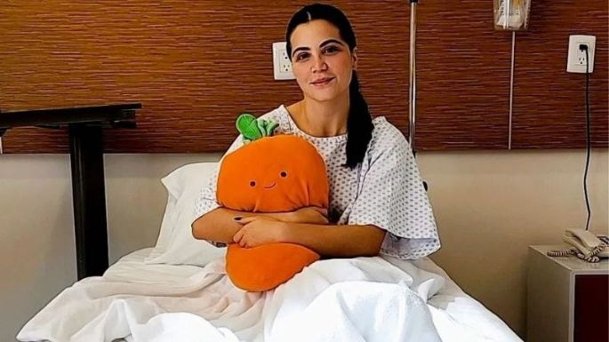 Cinthia Aparicio fue operada de la rodilla y confiesa que su recuperación es muy dolorosa