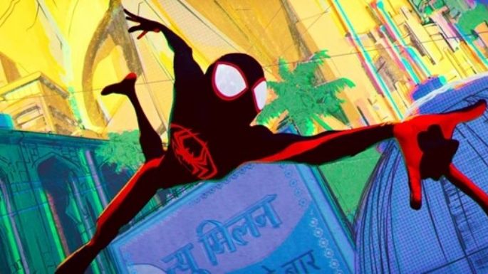 Lanzan nueva imagen de 'Spider-Man: Across the Spider-Verse'; mira a Miles Morales sobre la ciudad