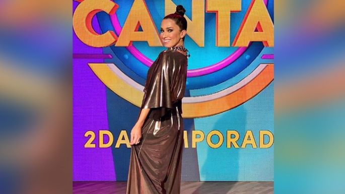 Laura G llega a TV Azteca y sorprende a sus seguidores con increíble vestido verde desde 'VLA'