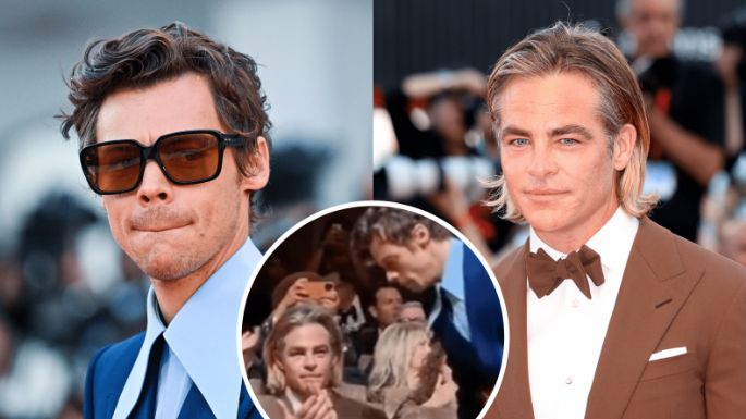 Harry Styles y Chris Pine se reúnen tras polémica de escupitajo