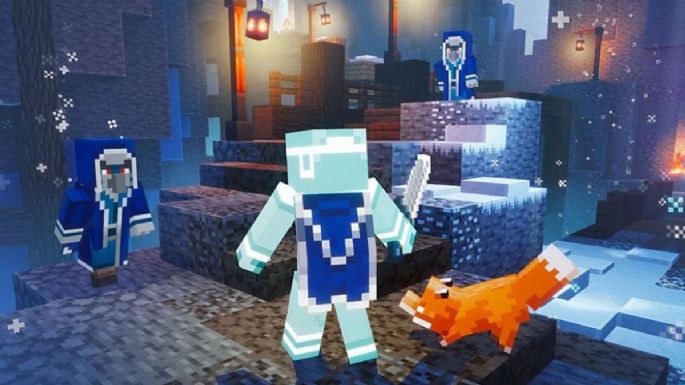 El nuevo 'Minecraft Dungeons' celebra a 15 millones de jugadores con el 'Festival of Frost'