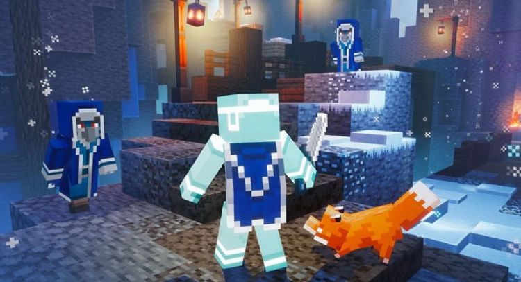 El nuevo 'Minecraft Dungeons' celebra a 15 millones de jugadores con el 'Festival of Frost'