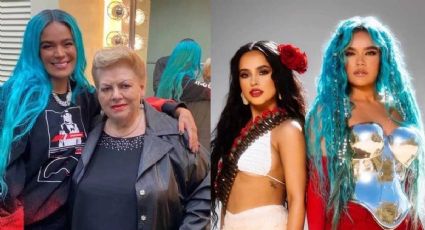 Paquita la del Barrio sorprende al reaccionar así a su mención en canción de Karol G y Becky G