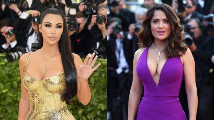 "Finalmente tengo a alguien a quién admirar": Kim Kardashian revela su admiración por Salma Hayek