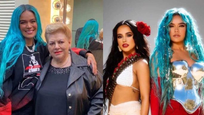 Paquita la del Barrio sorprende al reaccionar así a su mención en canción de Karol G y Becky G