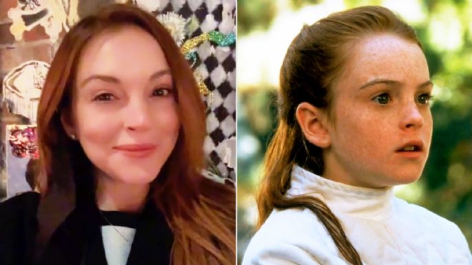 Lindsay Lohan recrea una icónica escena de 'Juego de Gemelas' de esta divertida manera en TikTok