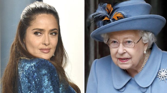 ¿Qué le dijo? Salma Hayek manda conmovedor mensaje a la reina Isabel II