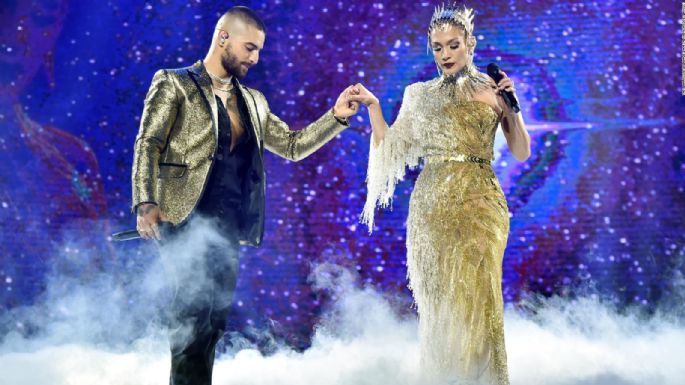 Maluma olvida sus letras mientras actuaba cantando con J-Lo en la nueva cinta 'Marry Me'