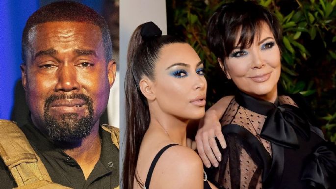 ¿En contra de Kim Kardashian? Kris Jenner es la única que le habla a Kanye West