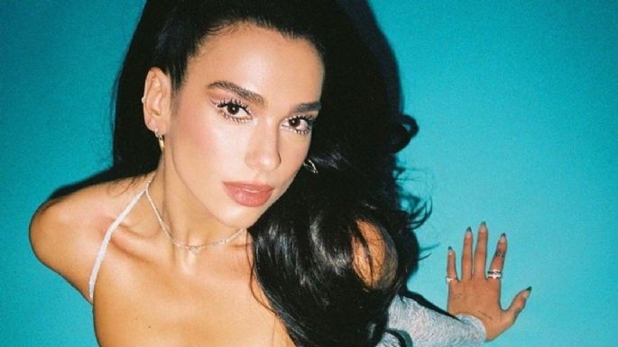 Dua Lipa demuestra su elegancia con encantador vestido negro; así luce la guapa cantante