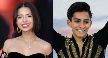 Ángela Aguilar felicita a Donovan Carrillo por final de patinaje artístico en Beijing 2022