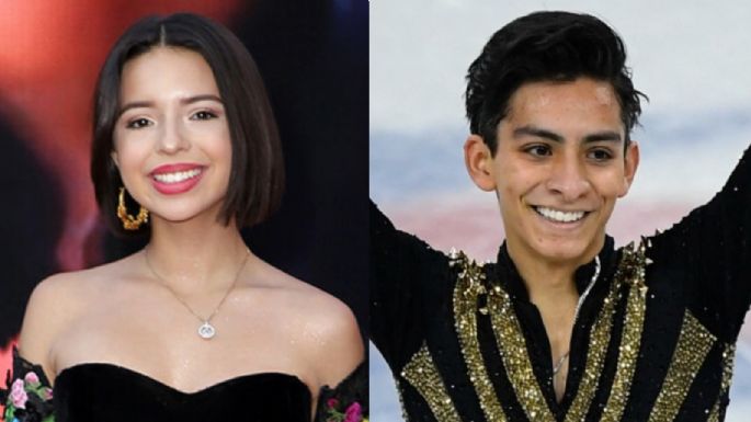 Ángela Aguilar felicita a Donovan Carrillo por final de patinaje artístico en Beijing 2022