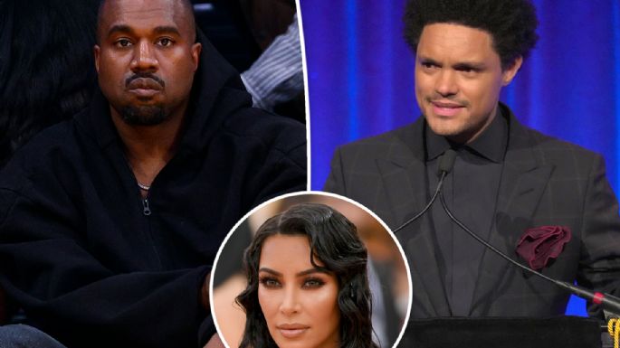 Por defender a Kim Kardashian, Kanye West lanza comentario racista contra el comediante Trevor Noah