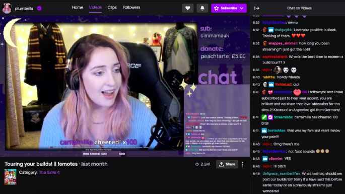 Esta es la página que muestra a los streamers de Twitch que no tiene público