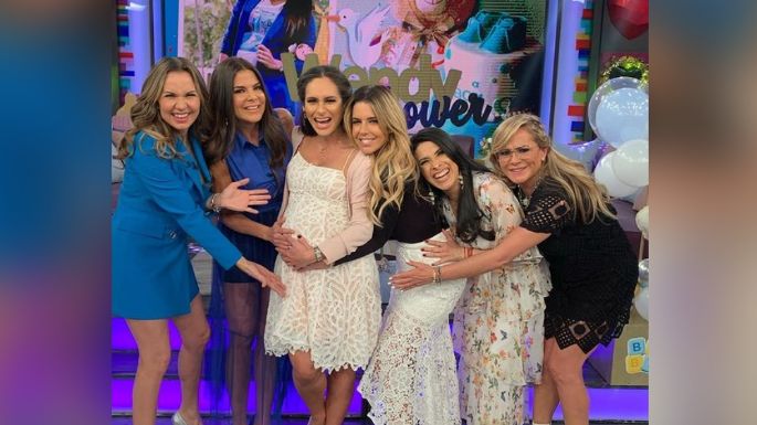 ¡Fiesta en Televisa! 'Cuéntamelo Ya!' revela con tierna FOTO que Wendy Braga ya es madre