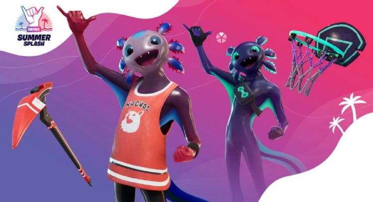 'Fortnite': Así puedes obtener la skin de Axo, el popular ajolote que llega al Batle Royale