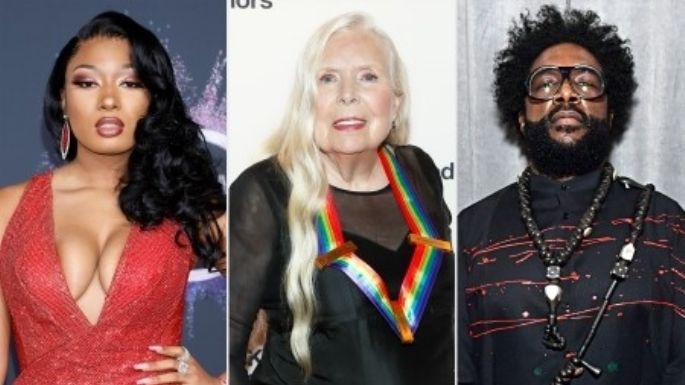 Megan Thee Stallion, Joni Mitchell,  Questlove y más se presentarán en los Grammy 2022