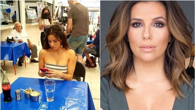 Eva Longoria es vista en Mérida comiendo unos buenos tacos de cochinita; esta es la razón