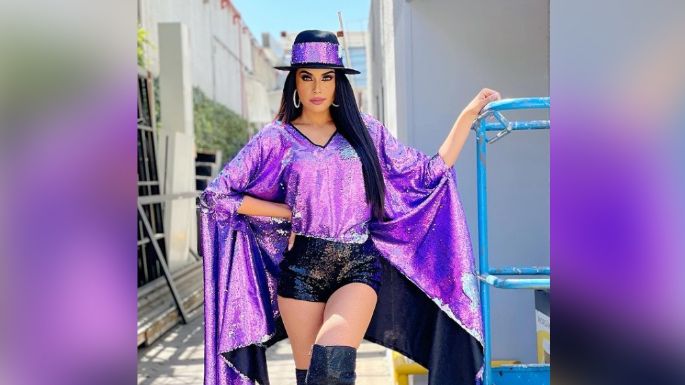 Kristal Silva hace arder a TV Azteca al posar en coqueto 'outfit' azul desde 'VLA'