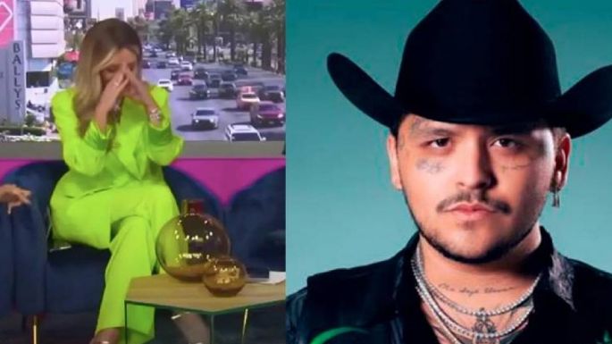 Tensión en Telemundo: Famosa conductora exhibe 'grosería' de Christian Nodal al aire