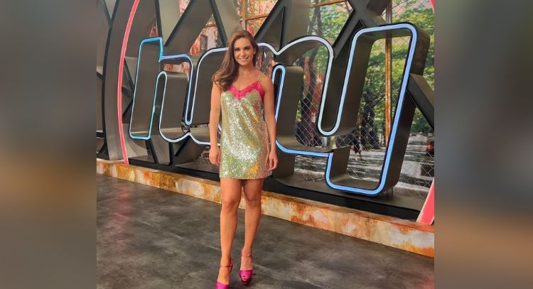 Fuego en Televisa: Tania Rincón reaparece en el programa 'Hoy' y posa con increíble 'look' café