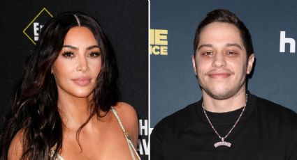 Kim Kardashian y Pete Davidson son vistos muy románticos durante el estreno de 'The Kardashians'