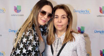 Mamá de Belinda reaparece en las redes desde el estudio de grabación con su famosa hija