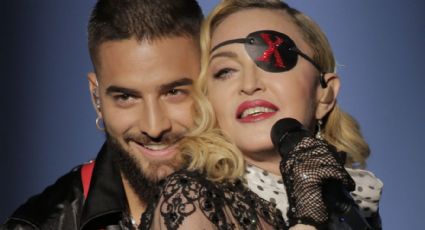 Madonna y Grupo Firme sorprenden al cantar junto a Maluma desde su concierto en Medellín