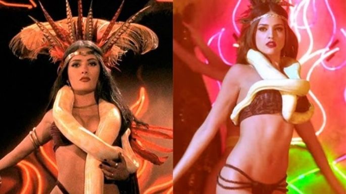 VIDEO: Eiza González recrea el sensual baile de Salma Hayek en 'Crepúsculo al Amanecer'