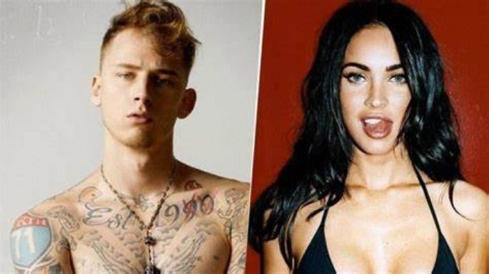 Megan Fox luce tremendo escote en la boda de Kourtney Kardashian y Travis Barker