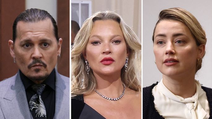 Kate Moss, exnovia de Johnny Depp, testifica en el juicio contra Amber Heard: "Nunca me empujó"