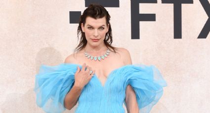 Milla Jovovich apoya a Ucrania con este espectacular vestido en la Gala del Festival de Cannes